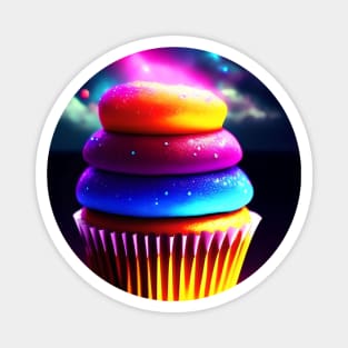 Metallic Cupcake Magnet